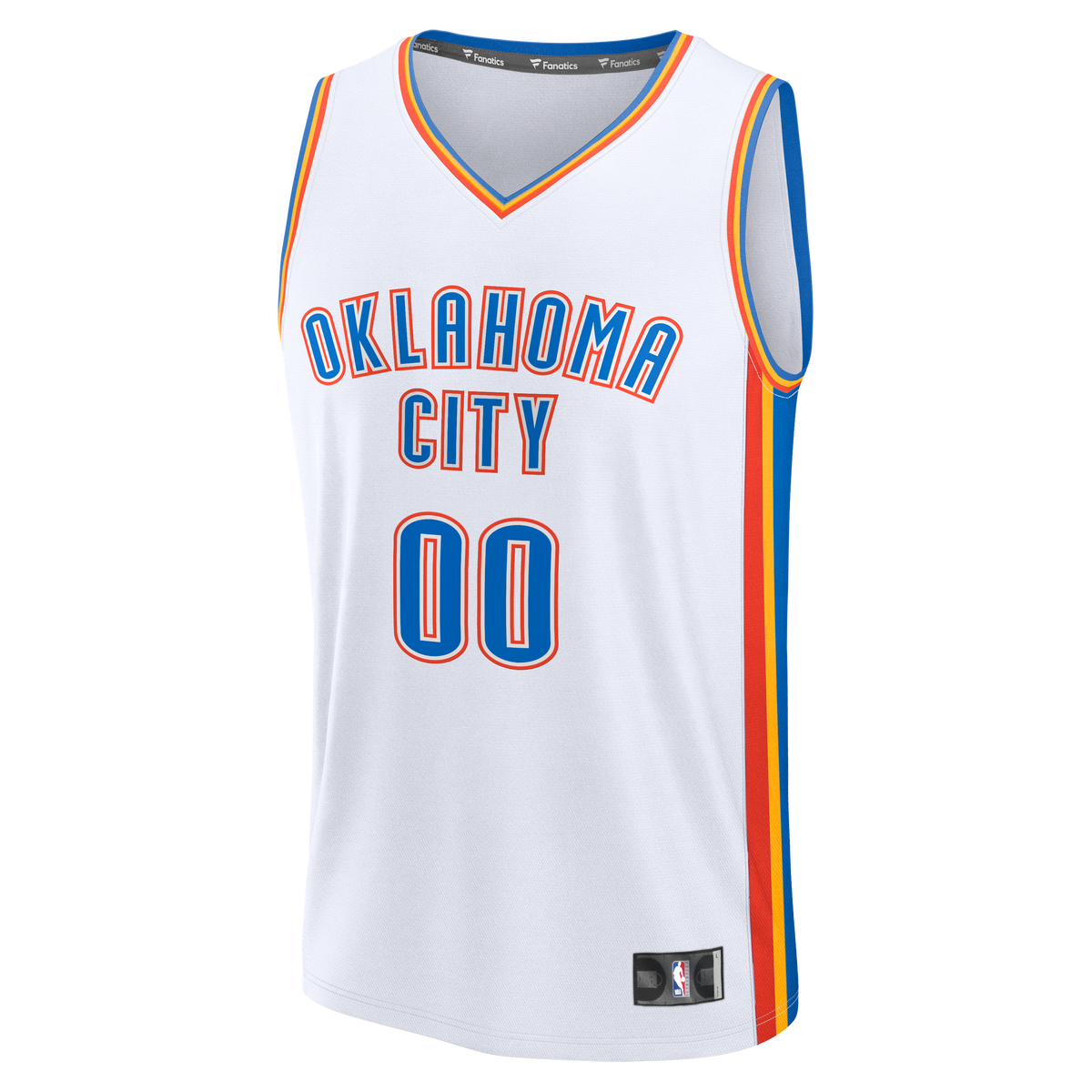 Youth Oklahoma City Thunder Fanatics White Fast Break product image 3