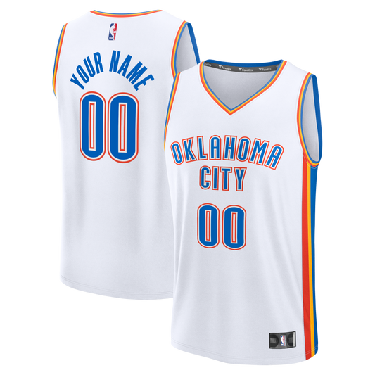 Youth Oklahoma City Thunder Fanatics White Fast Break product image 1