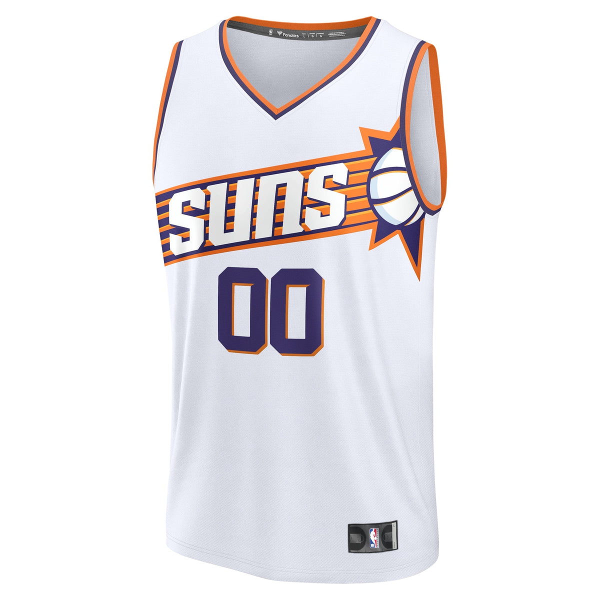 Youth Phoenix Suns Fanatics White Fast Break Custom Replica product image 3