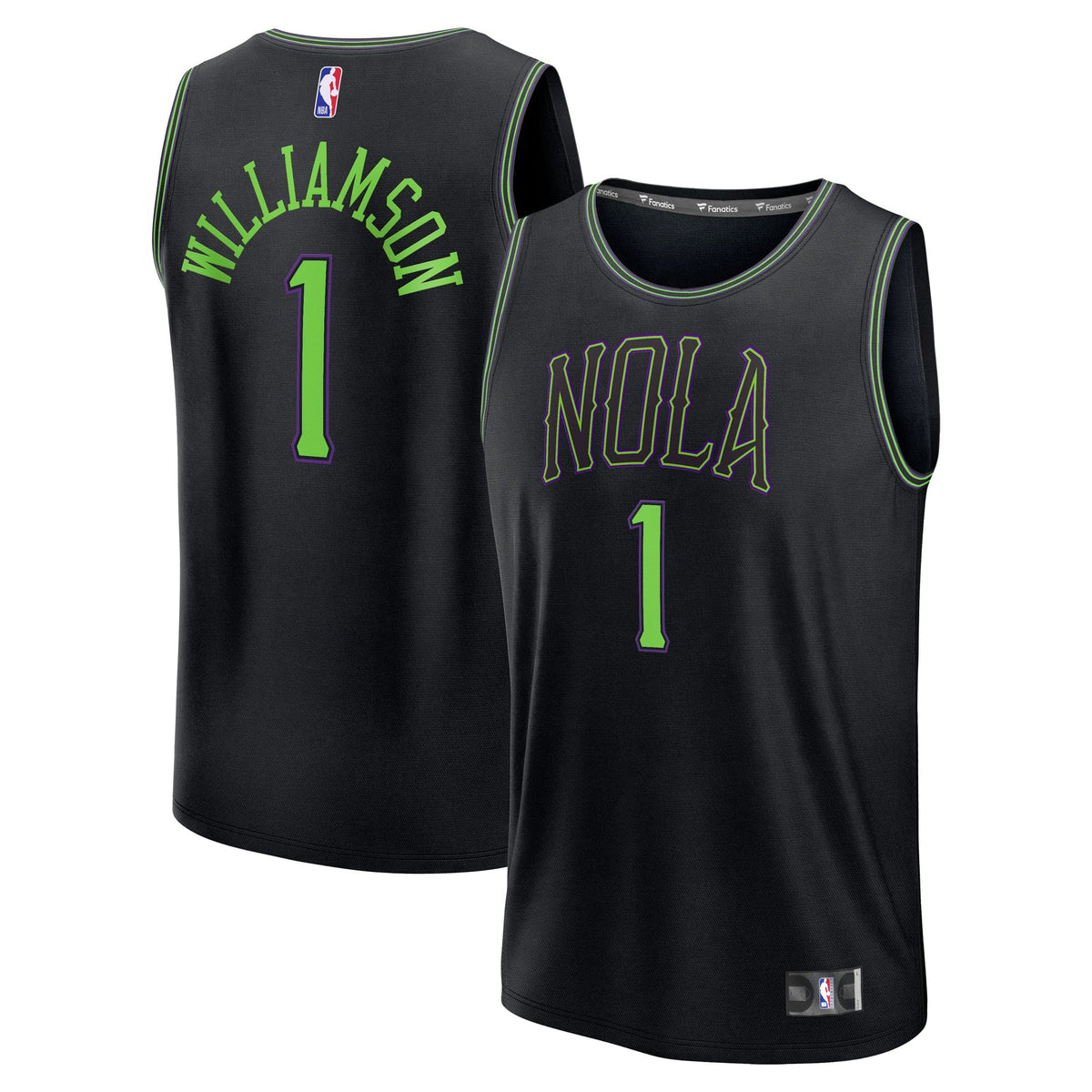 Youth New Orleans Pelicans Zion Williamson Fanatics Black product image 1