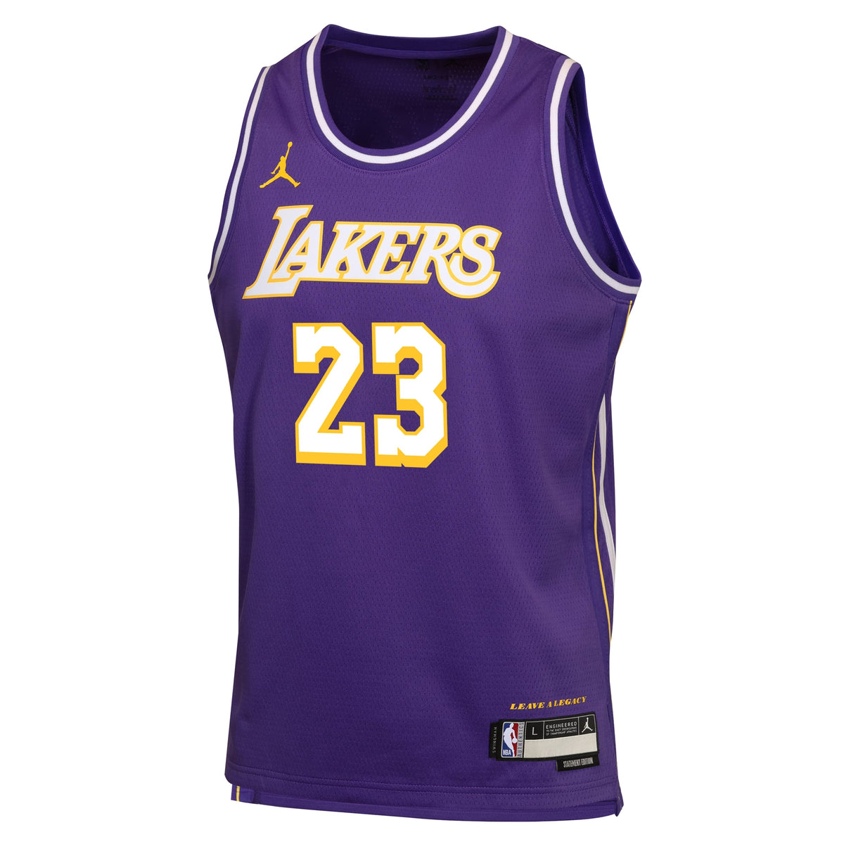Youth Los Angeles Lakers LeBron James Jordan Brand Purple product image 3