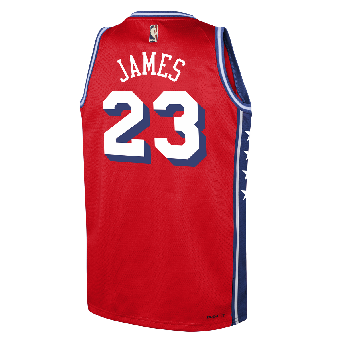 Youth Philadelphia 76ers LeBron James Jordan Brand Red product image 4