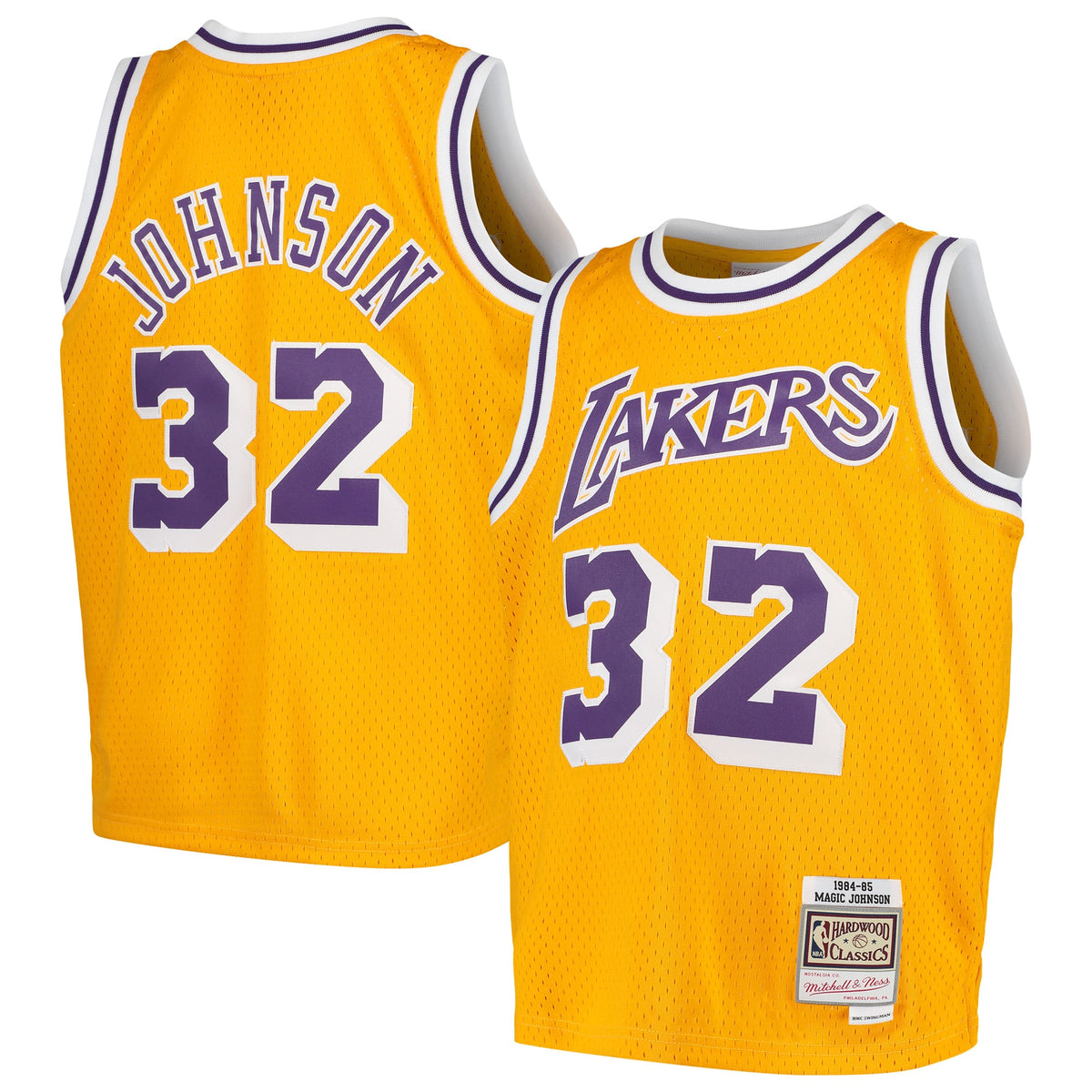 Youth Los Angeles Lakers Magic Johnson Mitchell & Ness Gold product image 1