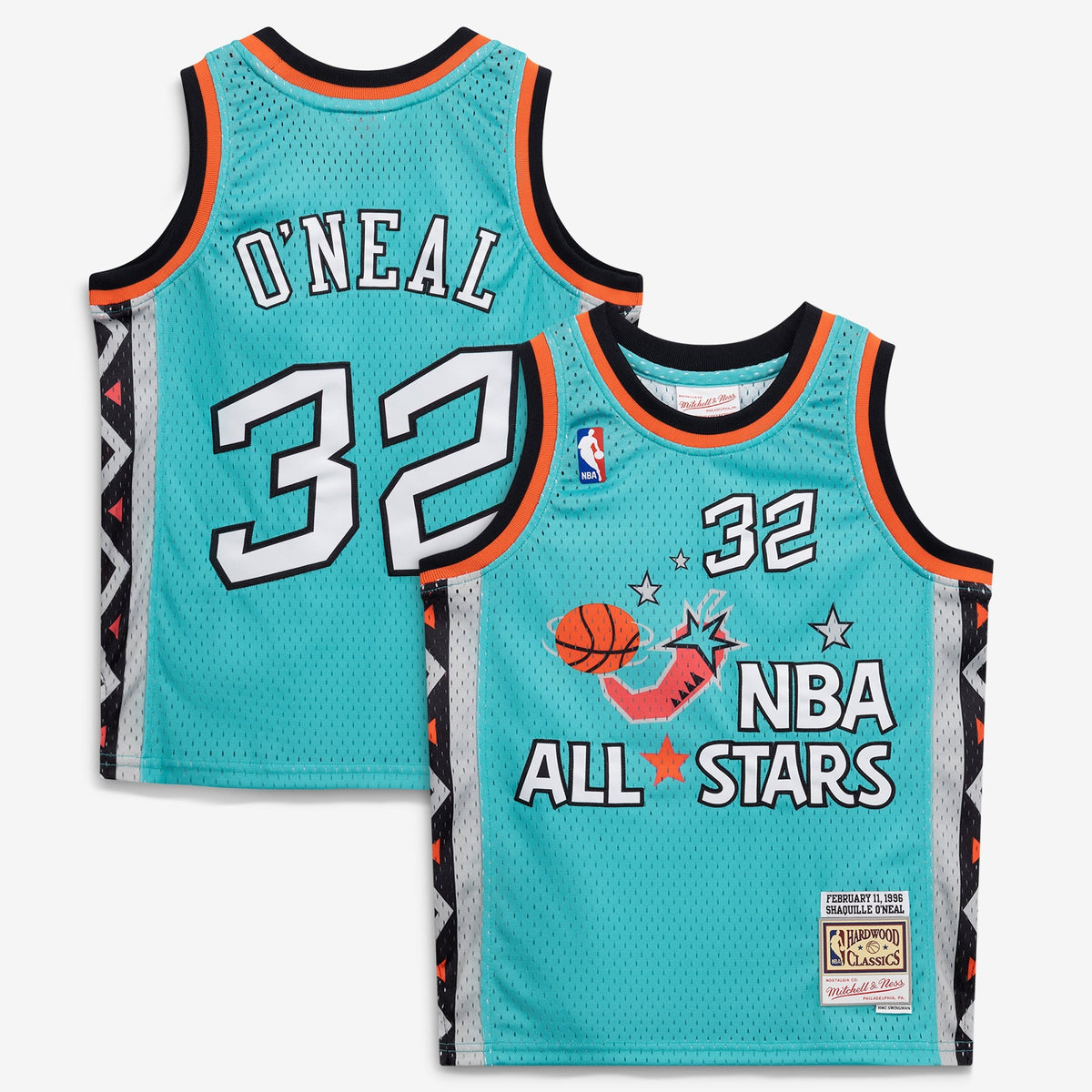 Youth 1996 NBA All-Star Game Shaquille O'Neal Mitchell & product image 2