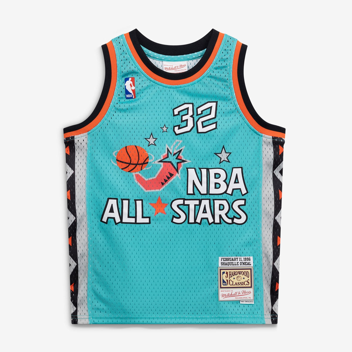 Youth 1996 NBA All-Star Game Shaquille O'Neal Mitchell & product image 3