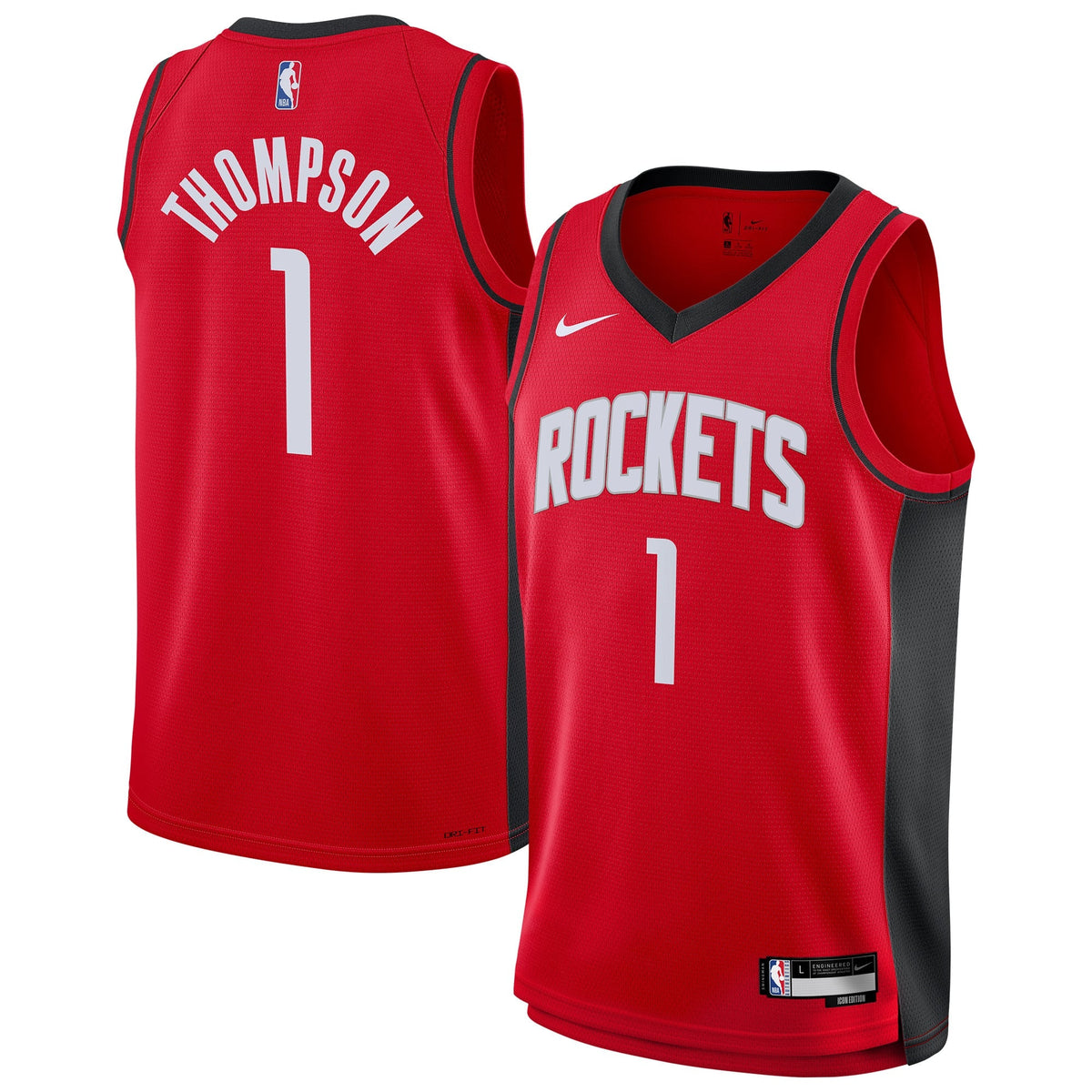 Youth Houston Rockets Amen Thompson Nike Red Swingman product image 1