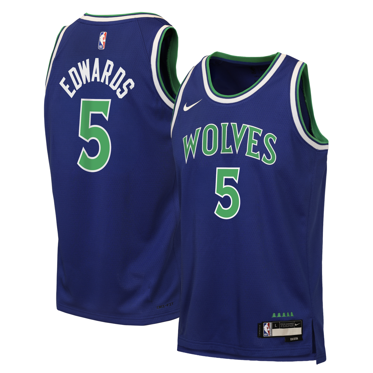 Youth Minnesota Timberwolves Anthony Edwards Nike Blue product image 2