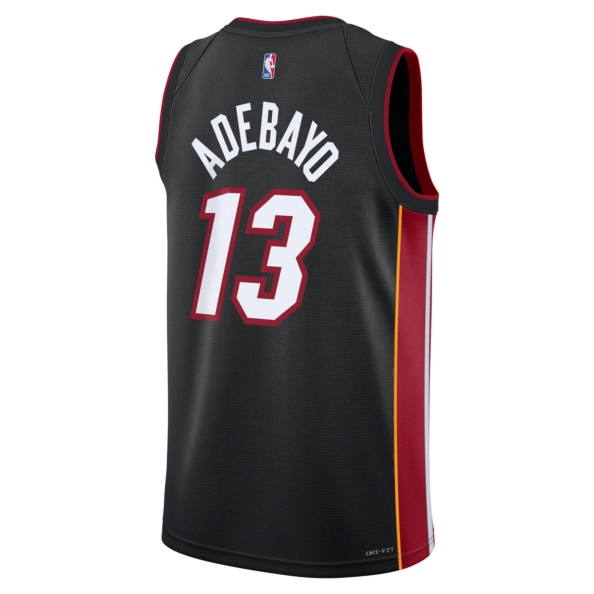 Youth Miami Heat Bam Adebayo Nike Black Swingman Jersey product image 4