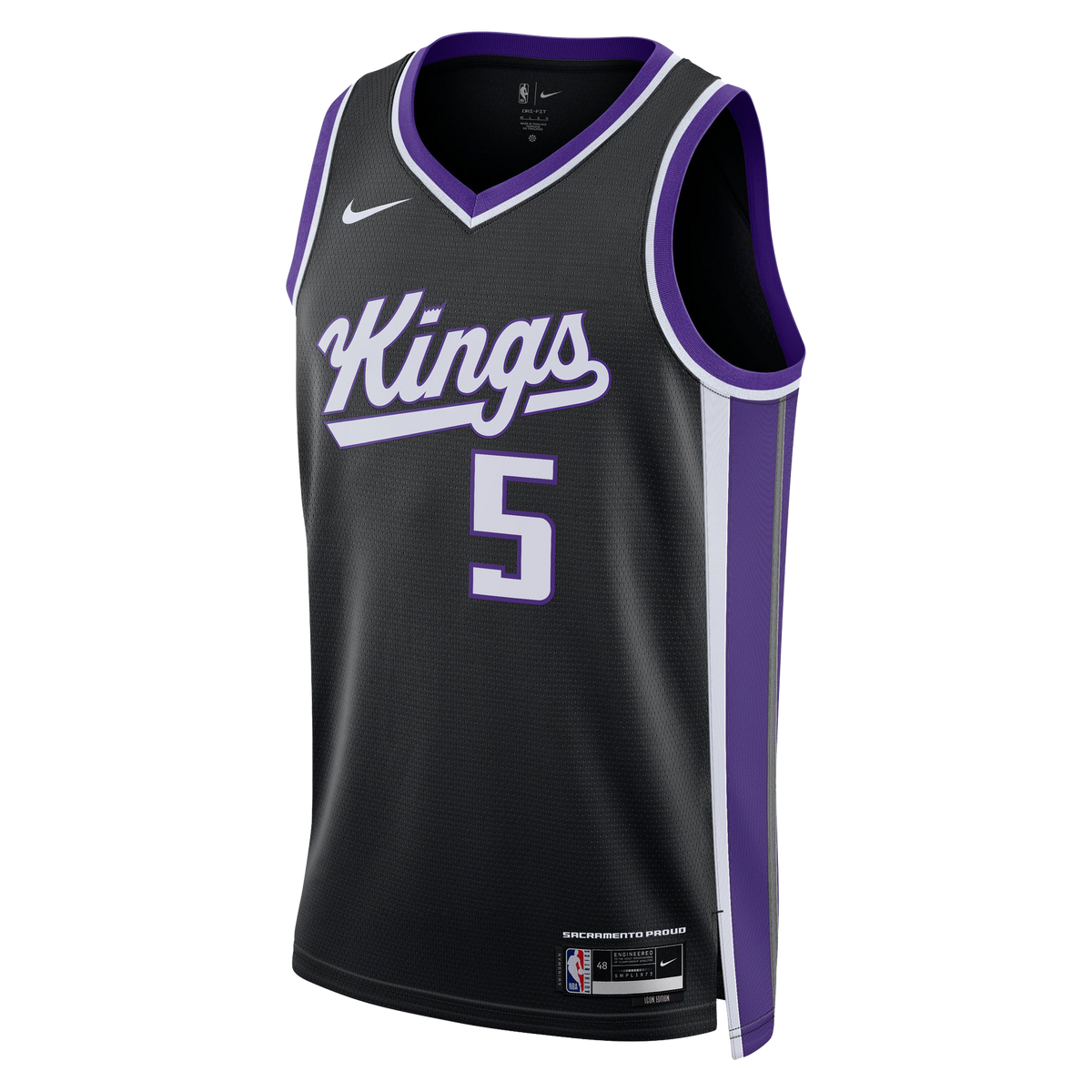 Youth Sacramento Kings Darius Acuff Jr. Nike Black Swingman product image 3