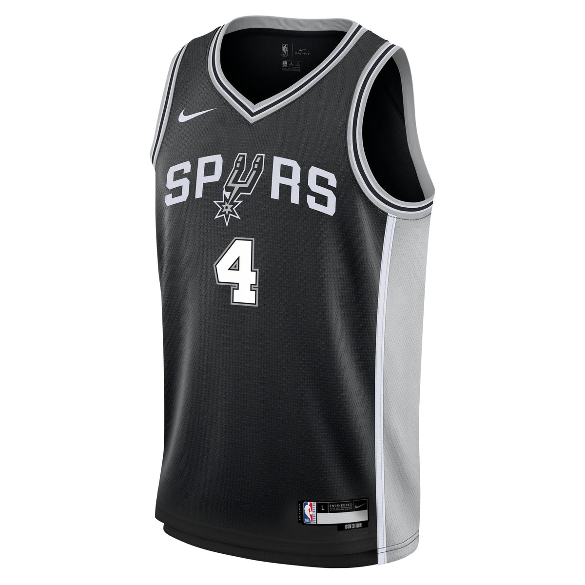 Youth San Antonio Spurs De'Aaron Fox Nike Black Swingman product image 3