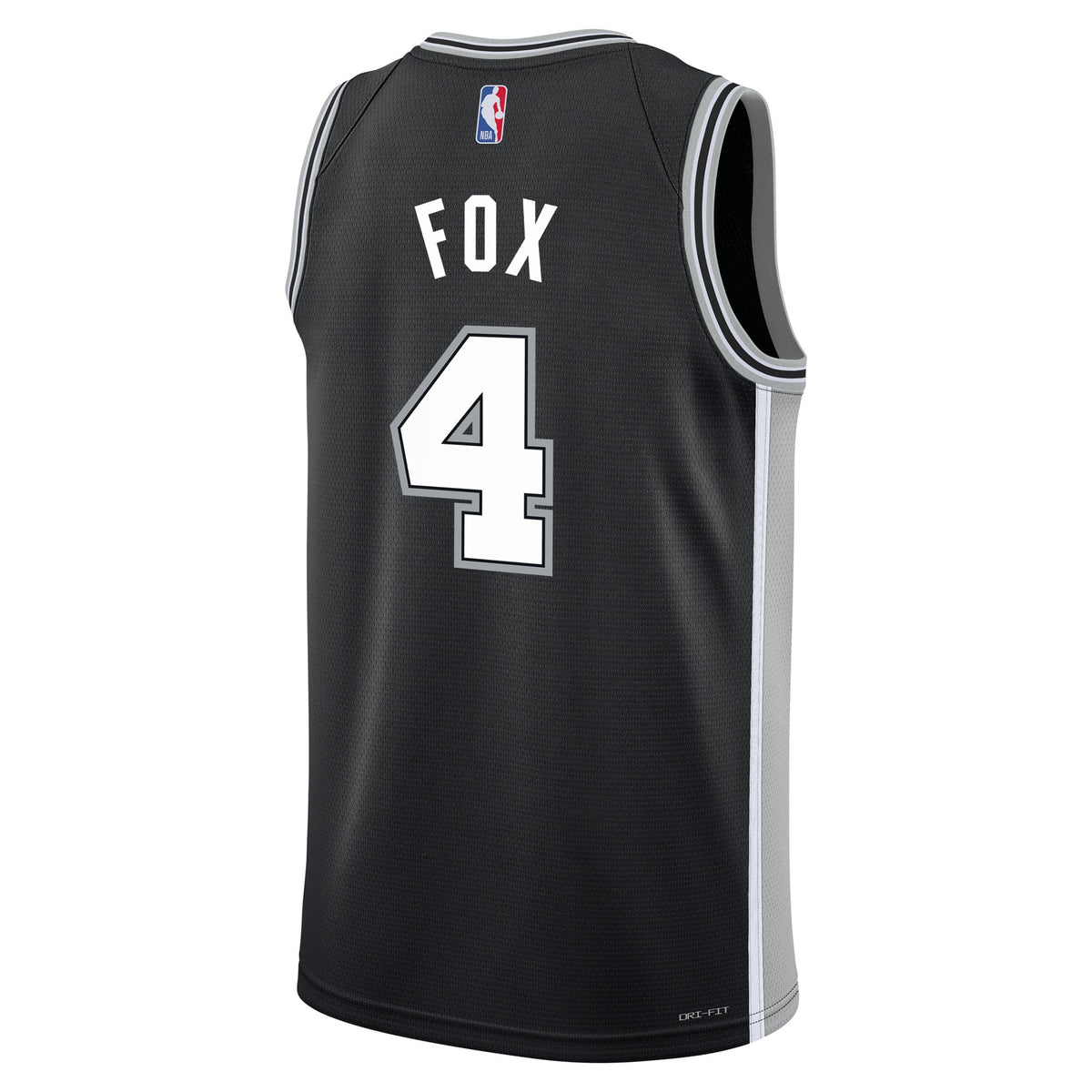 Youth San Antonio Spurs De'Aaron Fox Nike Black Swingman product image 4