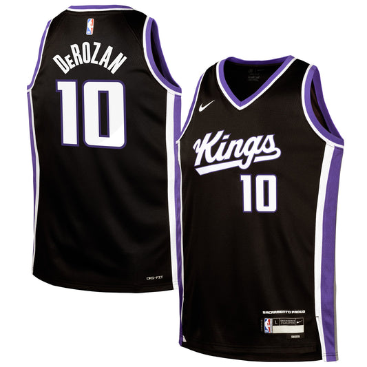 Youth Sacramento Kings DeMar DeRozan Nike Black Swingman product image 1