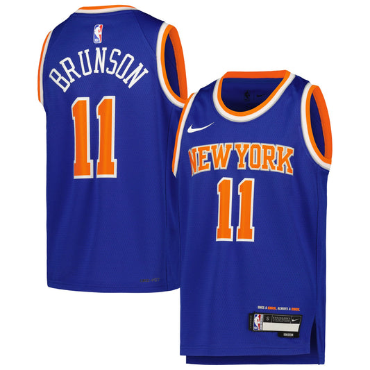 Youth New York Knicks Jalen Brunson Nike Blue Swingman product image 1