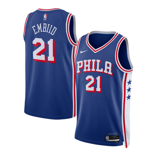 Youth Philadelphia 76ers Joel Embiid Nike Royal Swingman product image 1
