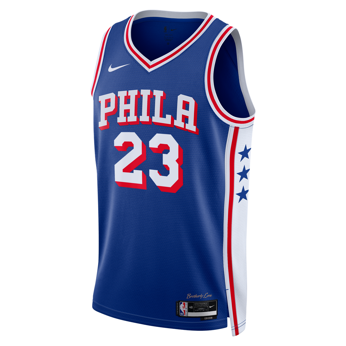 Youth Philadelphia 76ers LeBron James Nike Royal Swingman product image 3