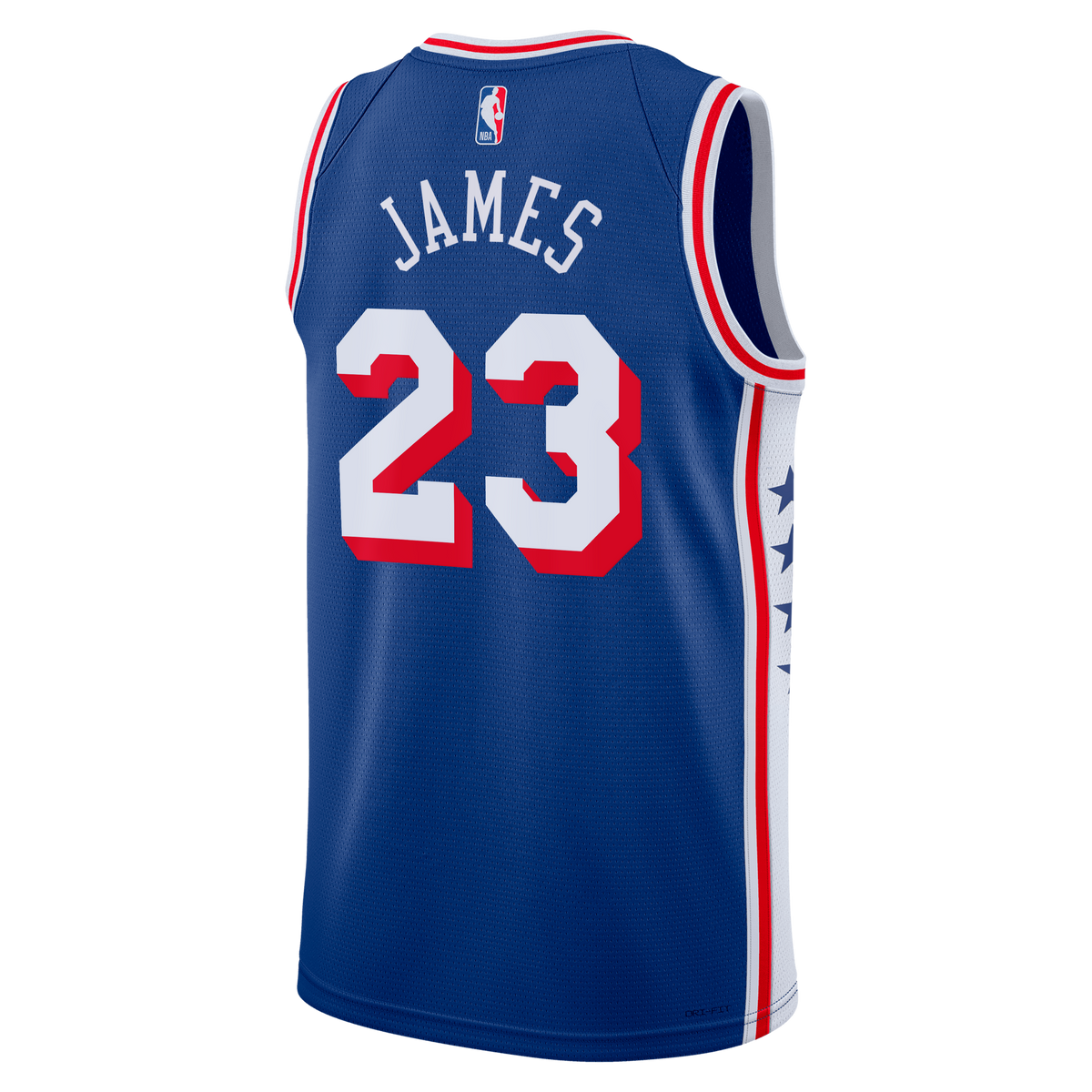 Youth Philadelphia 76ers LeBron James Nike Royal Swingman product image 4
