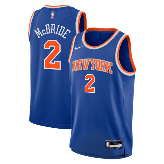 Youth New York Knicks Miles McBride Nike Blue Swingman product image 1