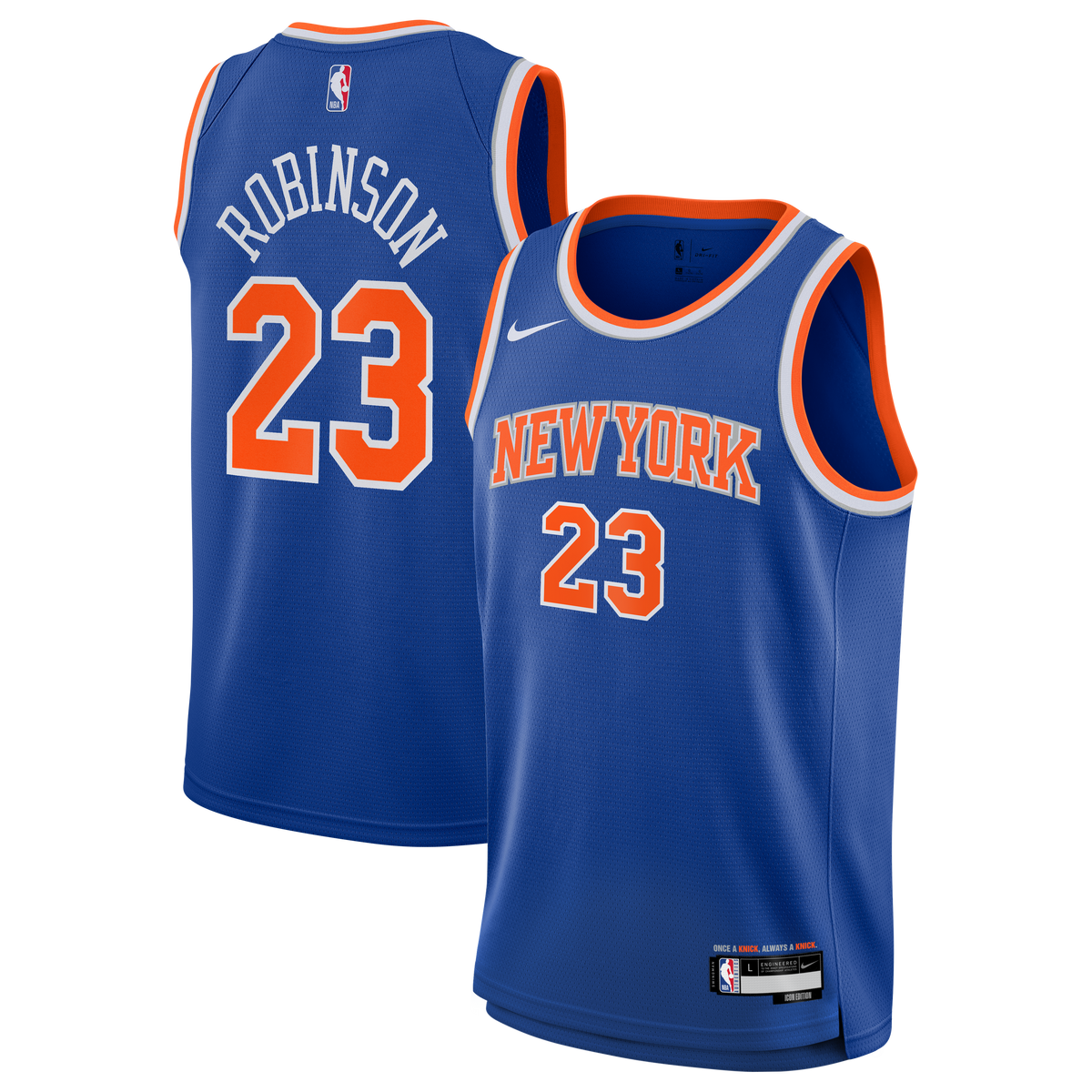 Youth New York Knicks Mitchell Robinson Nike Blue Swingman product image 1