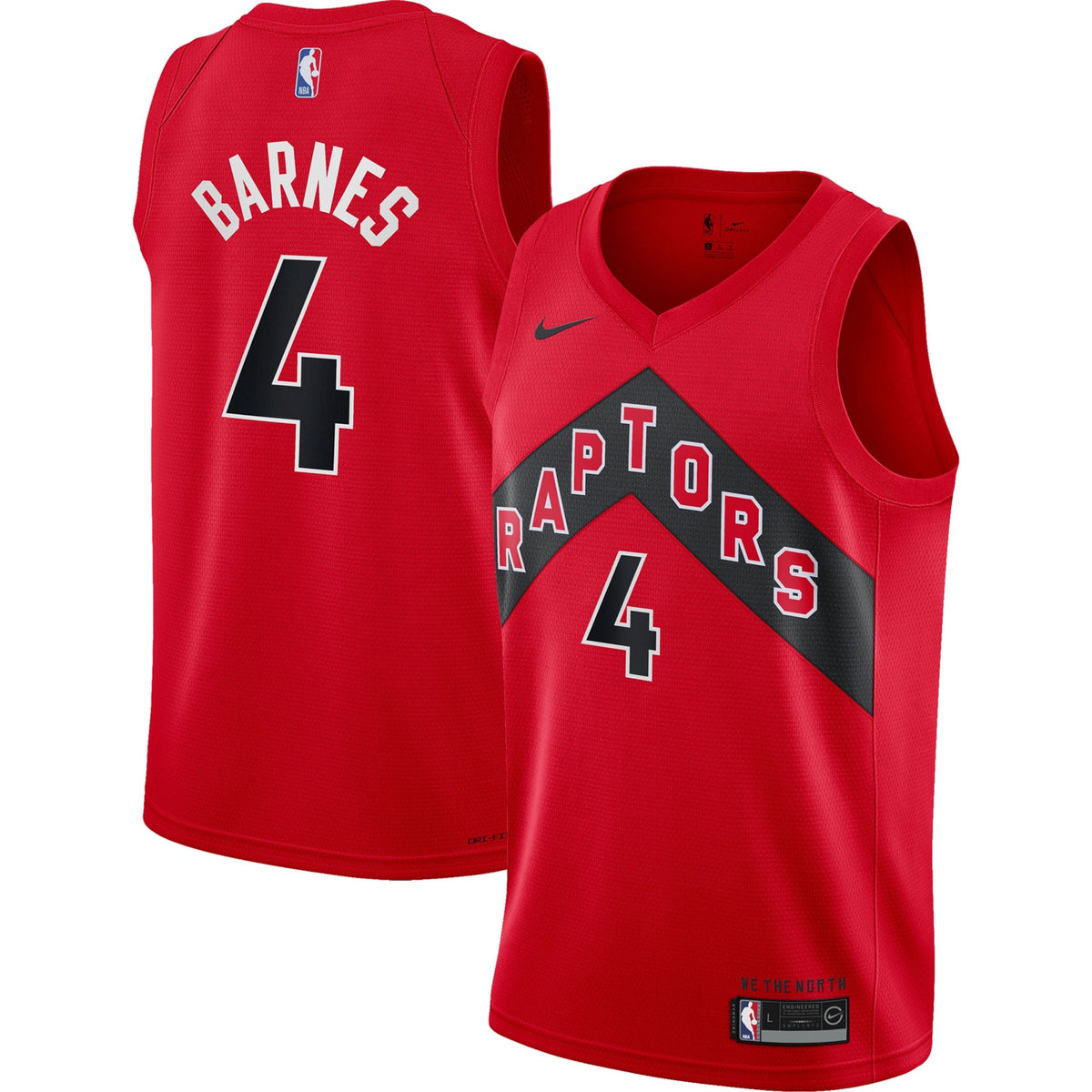Youth Toronto Raptors Scottie Barnes Nike Red Swingman product image 1
