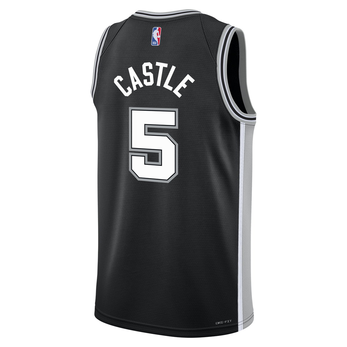 Youth San Antonio Spurs Stephon Castle Nike Black Swingman product image 4