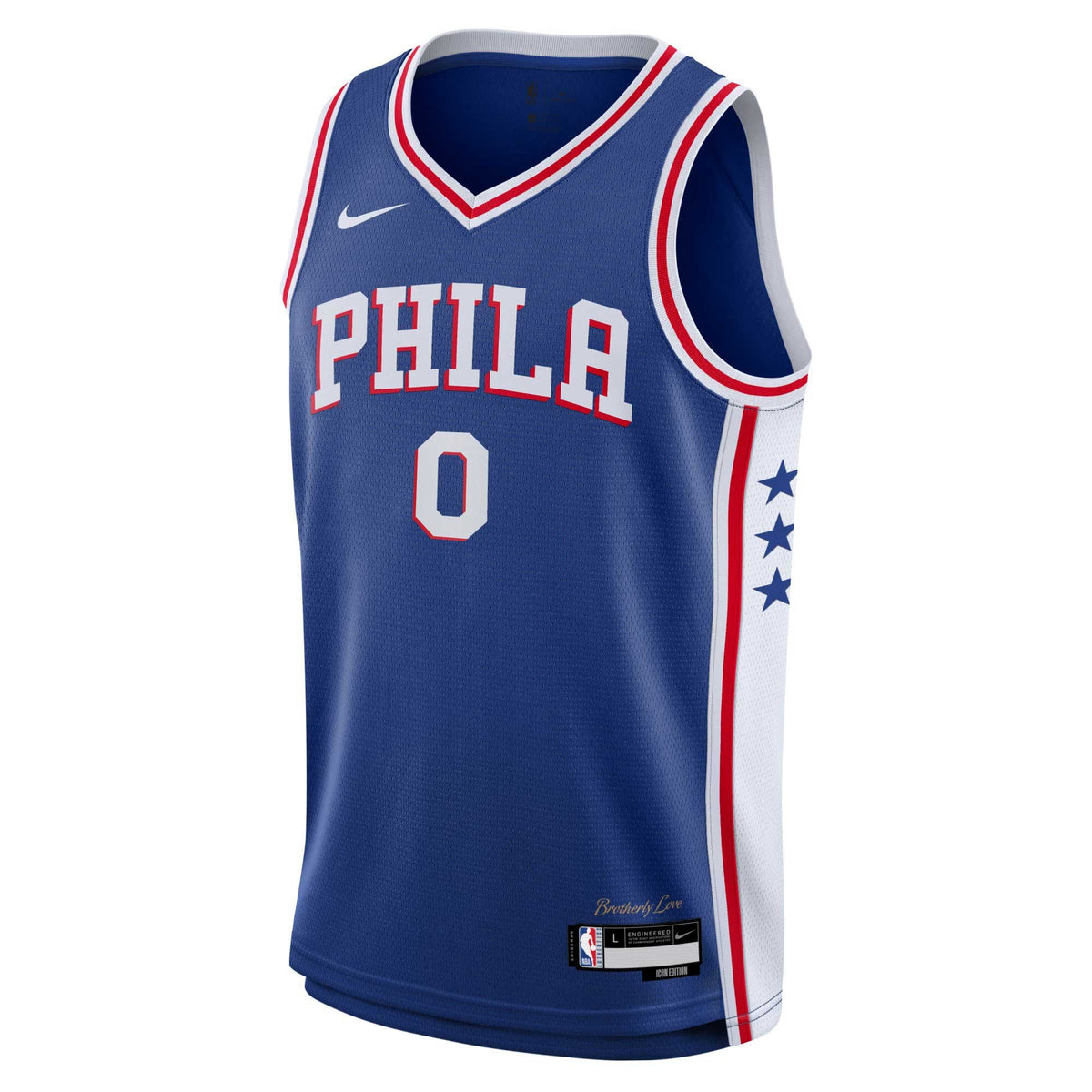 Youth Philadelphia 76ers Tyrese Maxey Nike Royal Swingman product image 3