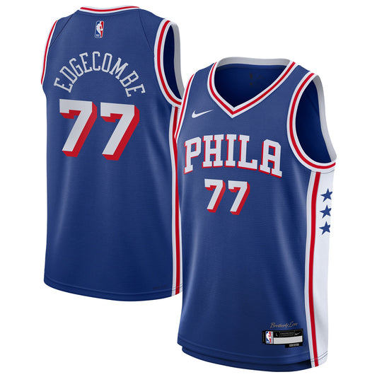 Youth Philadelphia 76ers VJ Edgecombe Nike Royal Swingman product image 1