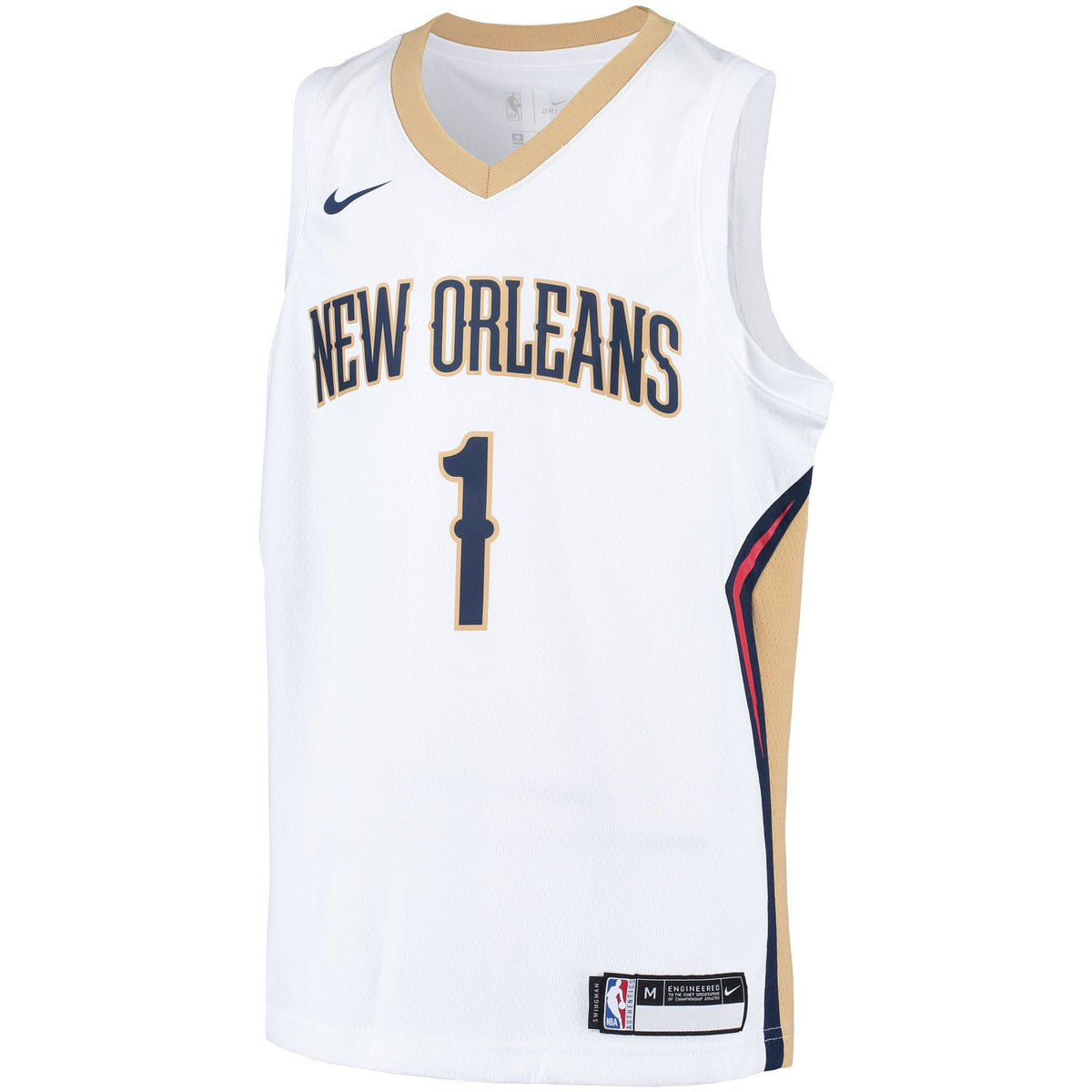 Youth New Orleans Pelicans Zion Williamson Nike White product image 3